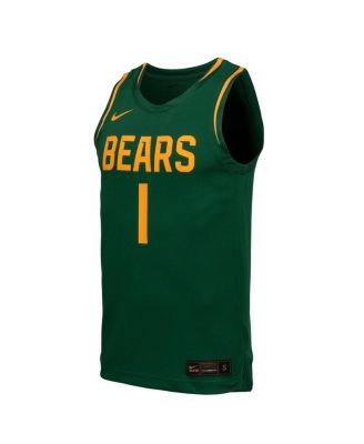 Men's Green Baylor Bears Replica Basketball Jersey