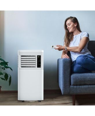8,000 BTU Air Conditioner cool Up to 350 Sq.Ft, 4 Modes Portable AC Unit with 24Hrs Timer/LED Display/Remote Control/Installation Kits, AC Unit for Bedroom, White…