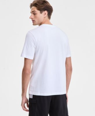 Men's Slide Regular-Fit Embroidered Graphic Pocket T-Shirt 