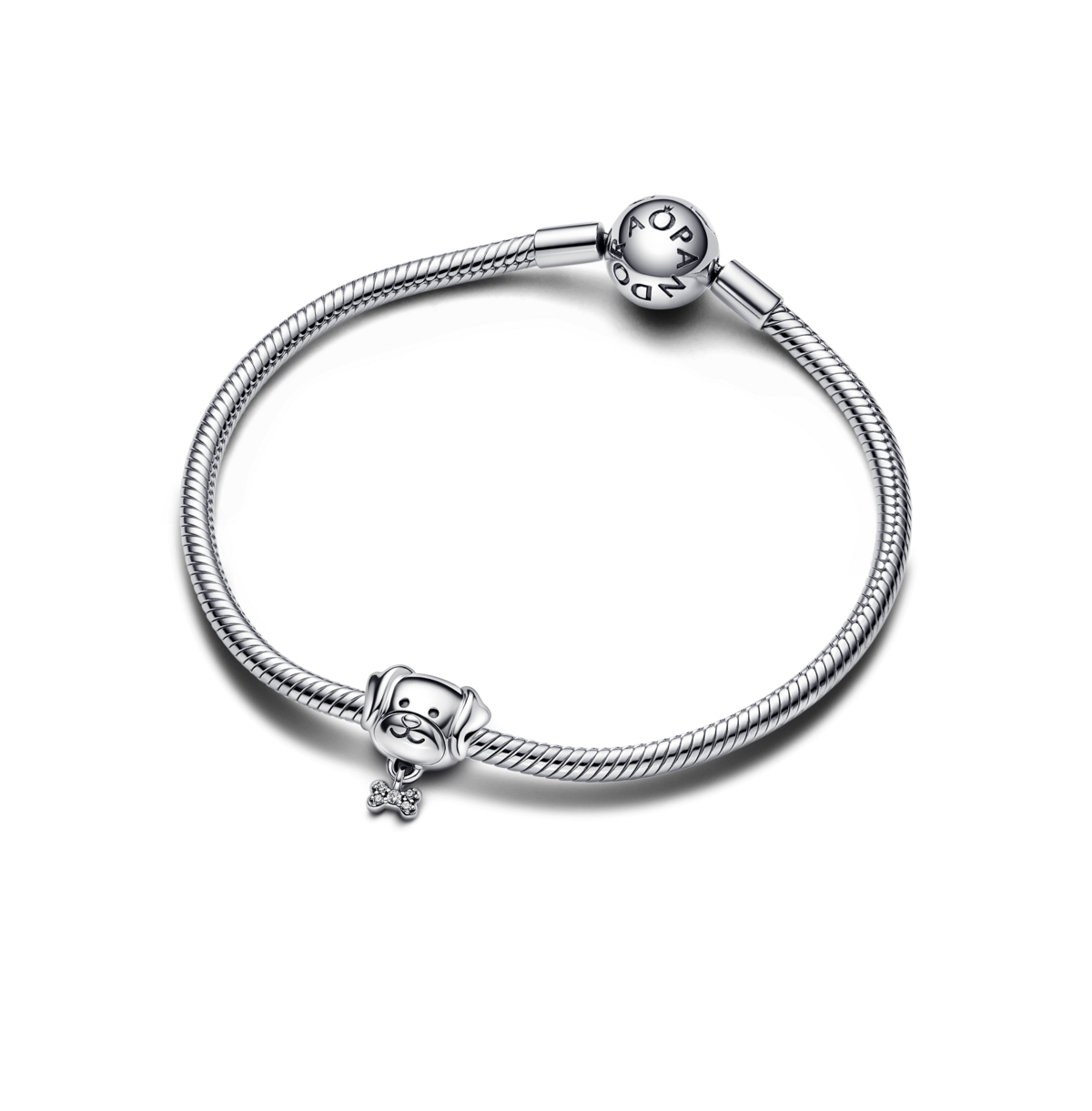 Pandora Sterling Silver Pet Dog Bone Charms