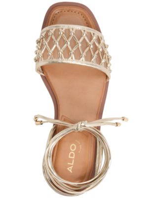 Women's Seazen Lace-Up Ankle-Tie Flat Sandals
