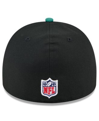 Men's Black/Green New York Jets 2025 NFL Draft On Stage A-Frame 59FIFTY Fitted Hat