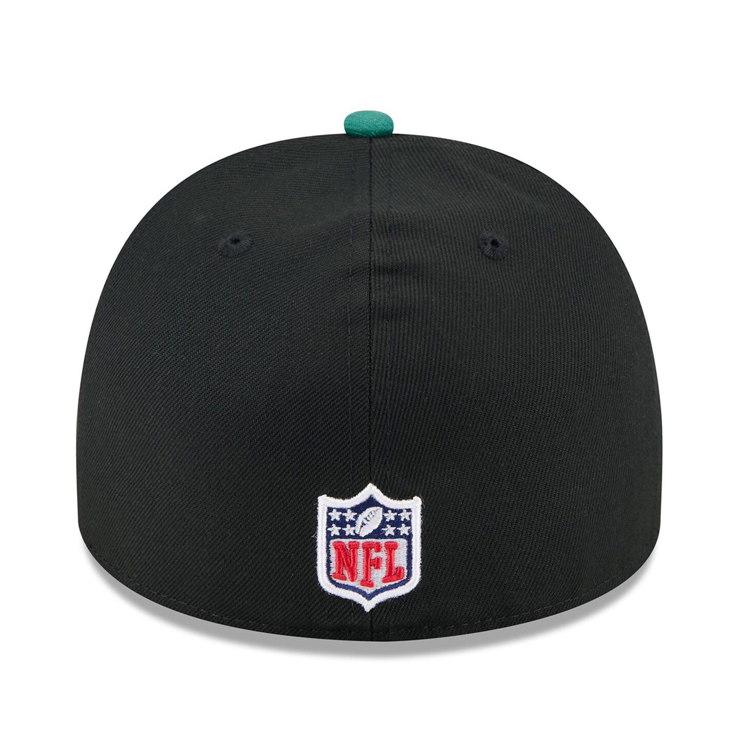 Мужская кепка New Era Black/Green New York Jets 2025 NFL Draft On Stage A-Frame 59FIFTY Fitted Hat — фото 2