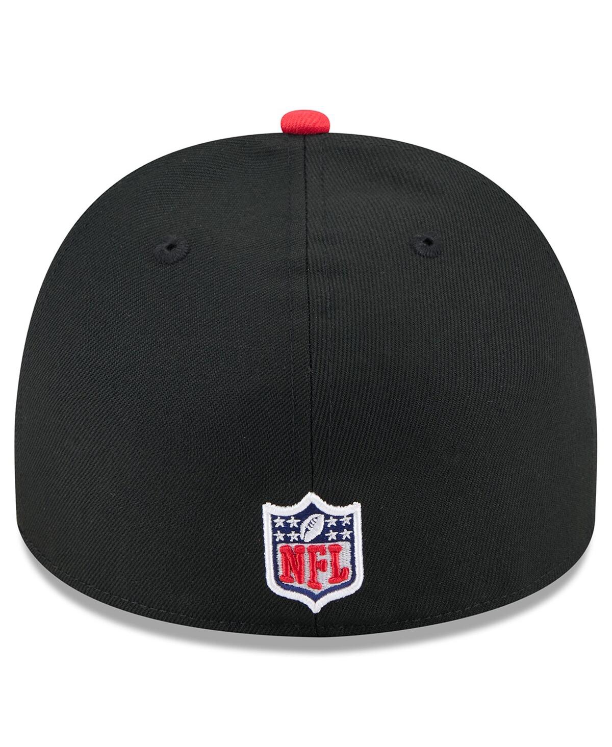New Era Men's Black/red Kansas City Chiefs 2025 Nfl Draft On Stage A-frame 59fifty Fitted Hat In Black,red