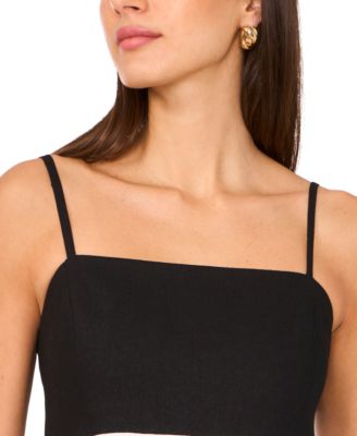 Women's Colorblocked Empire-Waist Mini Dress