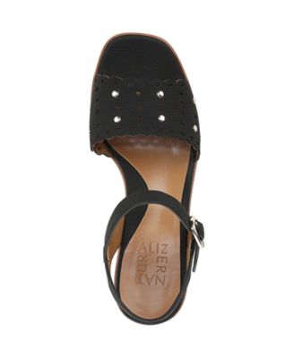 Women's Kira Block Heel Square Toe Platform Sandals