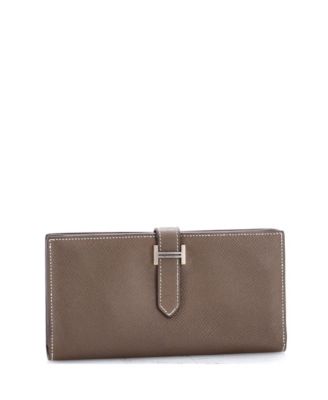 Pre-Owned Hermes Long Bearn Wallet Epsom