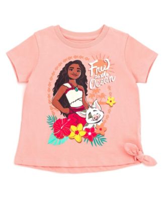 Baby Girls T-Shirt and Chambray Shorts Outfit Set