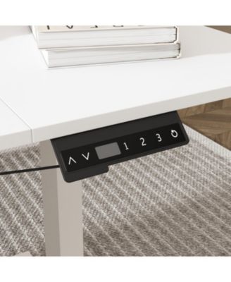 3-Drawer Wooden L-Shape Computer Desk with Adjustable Height, Open Shelves, Door Cabinet  63-Inch Large Workstation