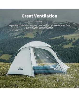 Yakou 1-2 Person Tent, Waterproof One Person Two Person Tent, Ultralight Tent for High Attitude Camping & Hiking