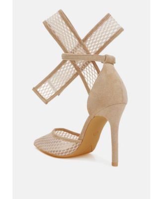 Womens Regenta Big Bow Detail Stiletto Sandals