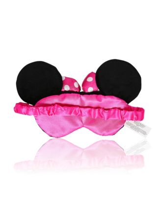 Minnie Mouse Sleep Mask for Official License, Minnie Eye Mask for Sleeping with Ears and 3D Bow