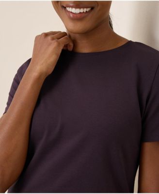 Women's Organic Cotton Luxe Stretch Jersey Tee