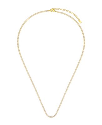 Cubic Zirconia Bow Layered Necklace Set