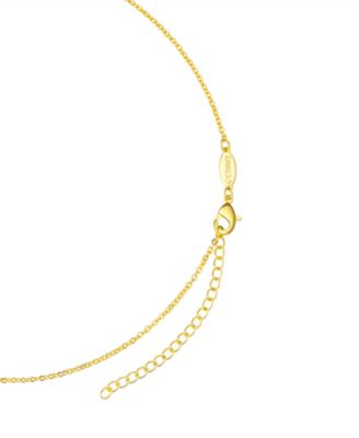 Cubic Zirconia and Mother of Pearl Princess Mom Rose Necklace