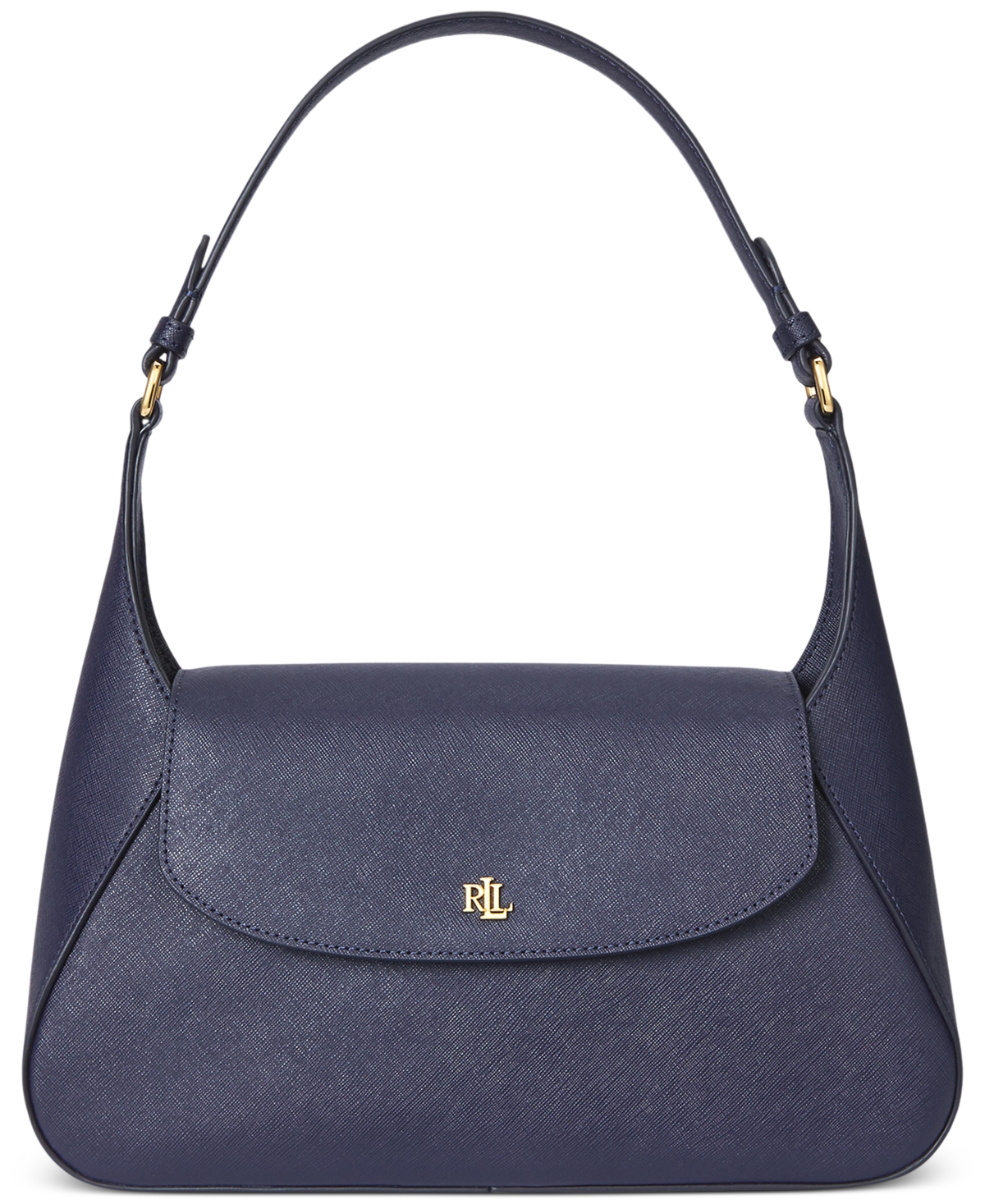 Schylar Small Leather Shoulder Bag - Bright Vermillion