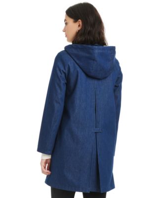 Women's Hooded A-Line Coat