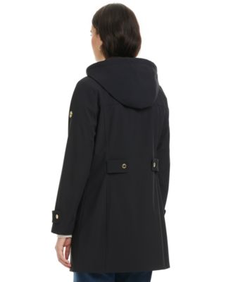 Women's Hooded Corduroy-Collar Softshell Coat, Exclusively at Macy's