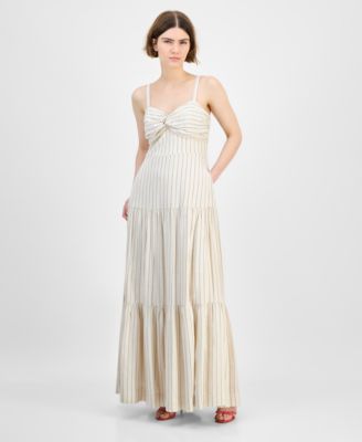 Taylor - Women's Sweetheart-Neck Fit & Flare Maxi Dress