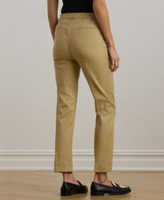 Petite Double-Faced Stretch Cotton Pants