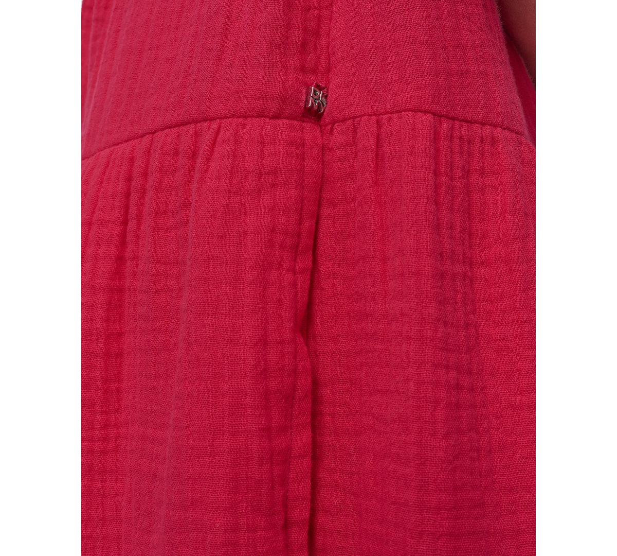 Shop Dkny Jeans Women's Cotton Gauze Sleeveless Mini Dress