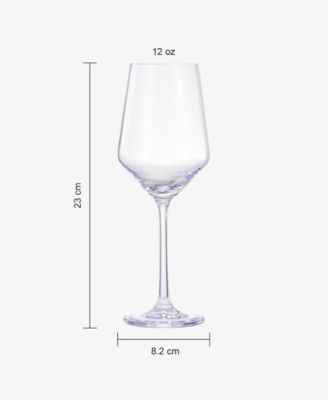 Contemporary Wine Glasses, Set of 2