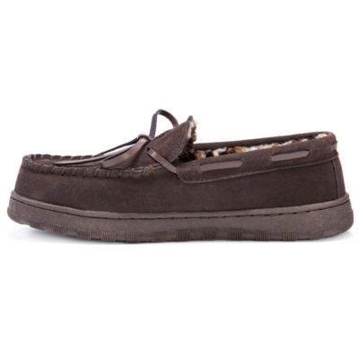 Men's Paul Printed Berber Suede Moccasin Slippers
