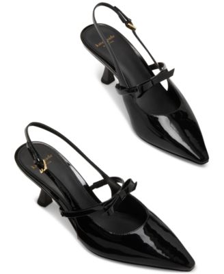 Women's Carolina Slingback Kitten-Heel Pumps