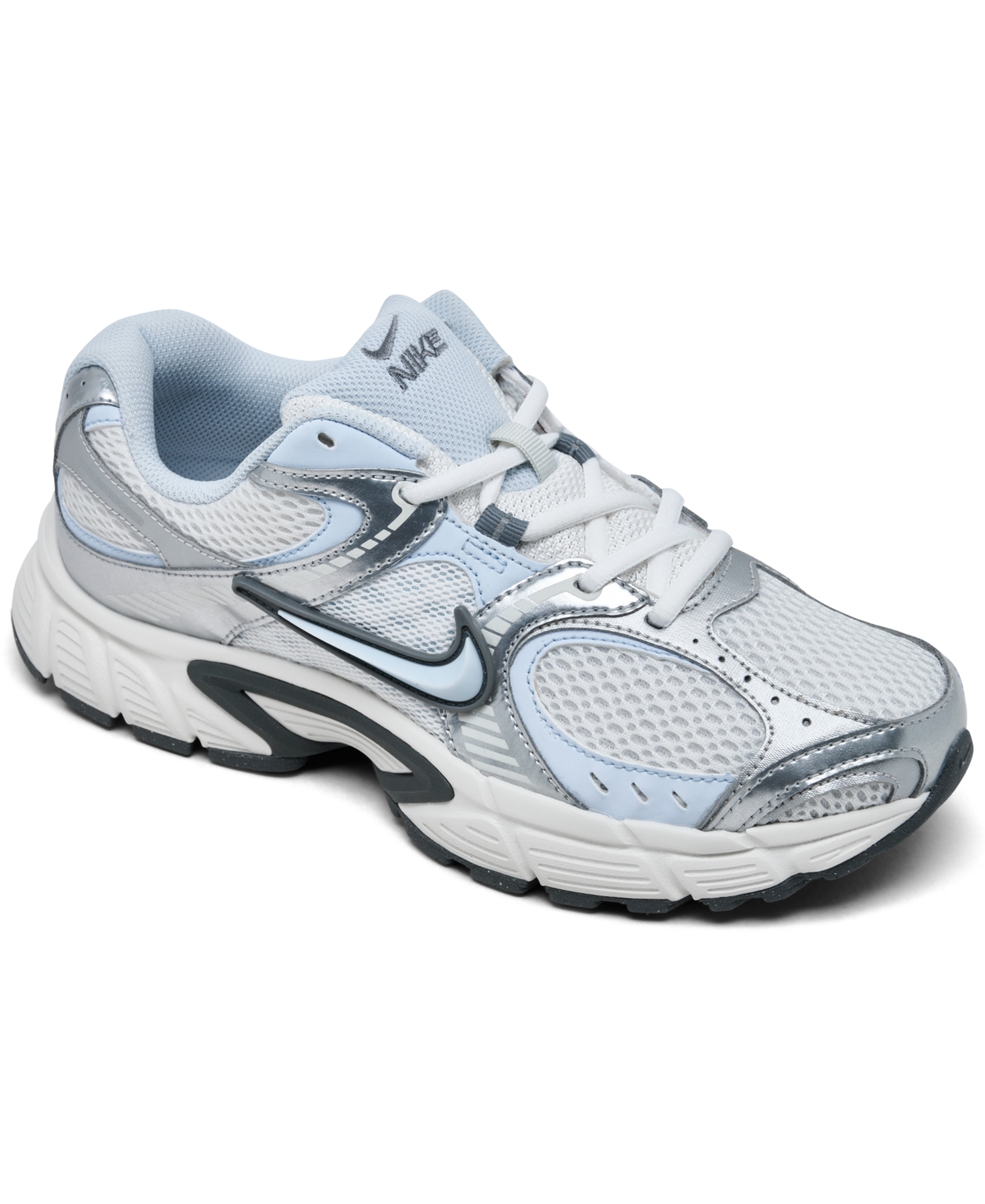 Nike Women's V5 Rnr Casual Sneakers From Finish Line In White,blue,gray