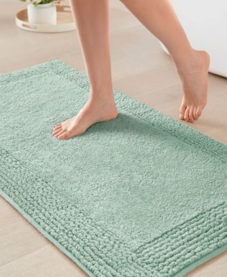 Splendor Reversible Tufted Cotton Bath Rug, 24" x 36"