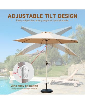 9FT Patio Umbrella, Outdoor Table Umbrella with