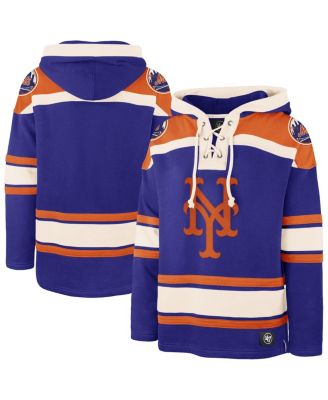 '47 Brand - Men's Royal New York Mets Superior Lacer Pullover Hoodie