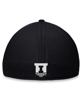 Men's Black Illinois Fighting Illini Spacer Flex Hat