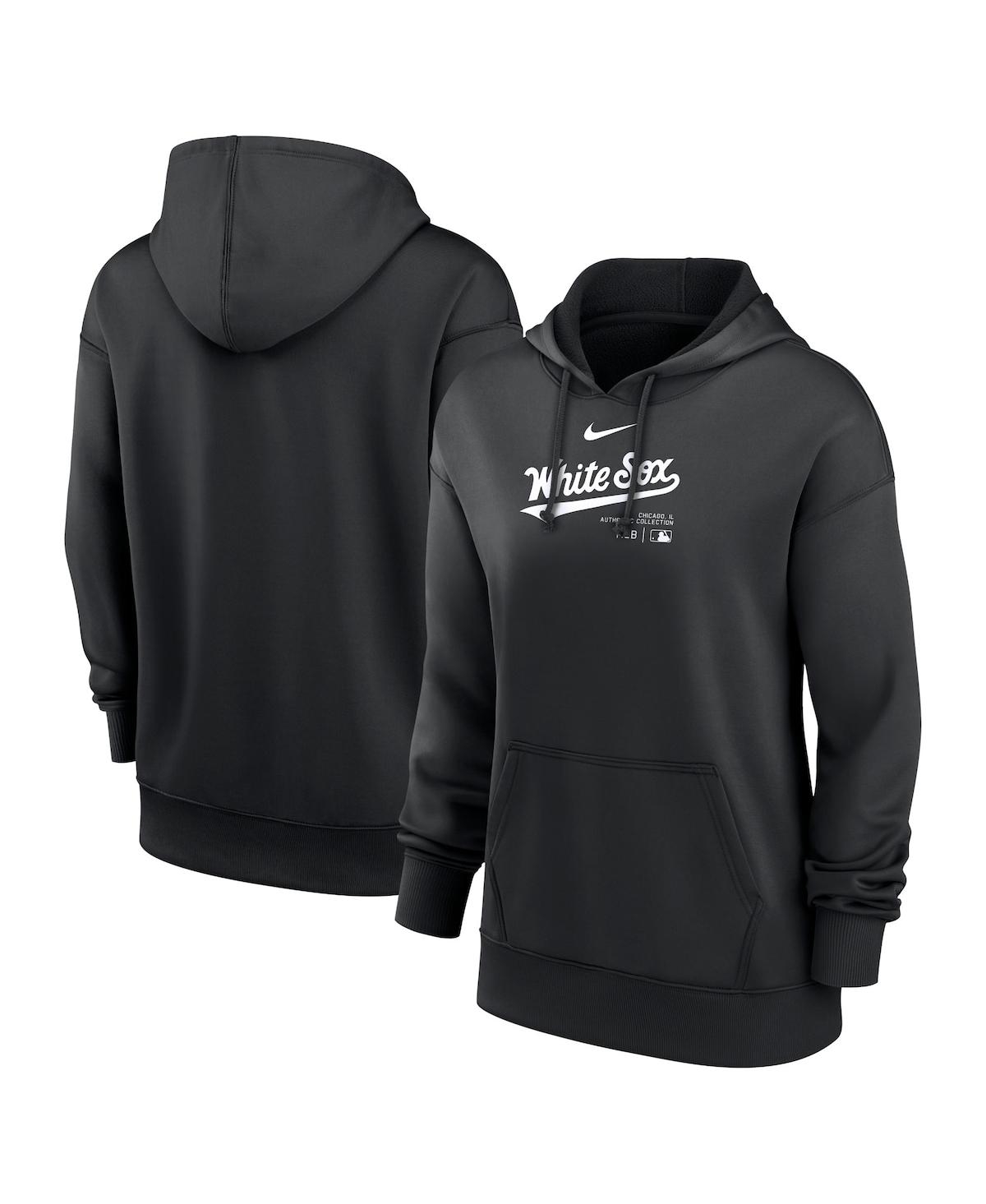 Nike Women's Black Chicago White Sox Authentic Collection Performance Pullover Hoodie In Black