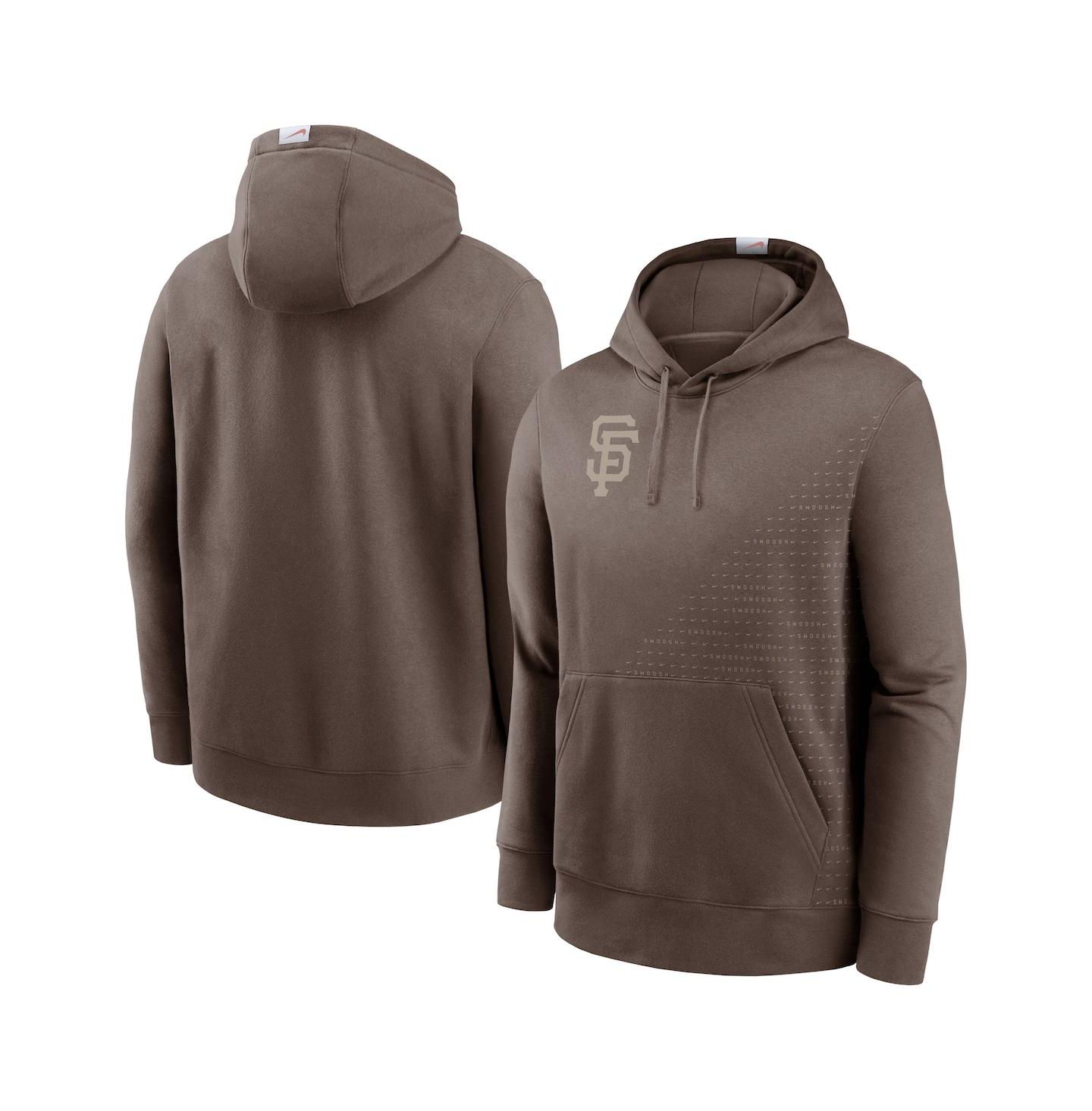 Мужское худи Nike Light Brown San Francisco Giants Statement Pullover — фото 1