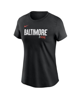Women's Adley Rutschman Black Baltimore Orioles City Connect Fuse Name Number T-Shirt