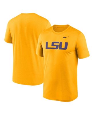 Nike - Men's Gold LSU Tigers Primetime Legend Logo T-Shirt