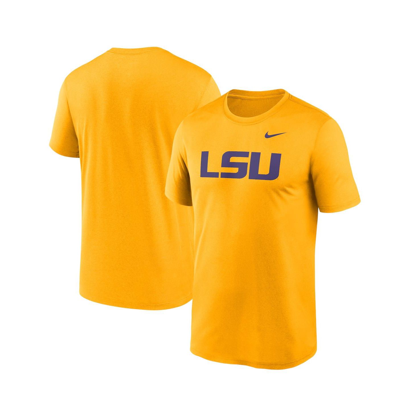 Мужская футболка Nike Gold LSU Tigers Primetime Legend Logo — фото 1