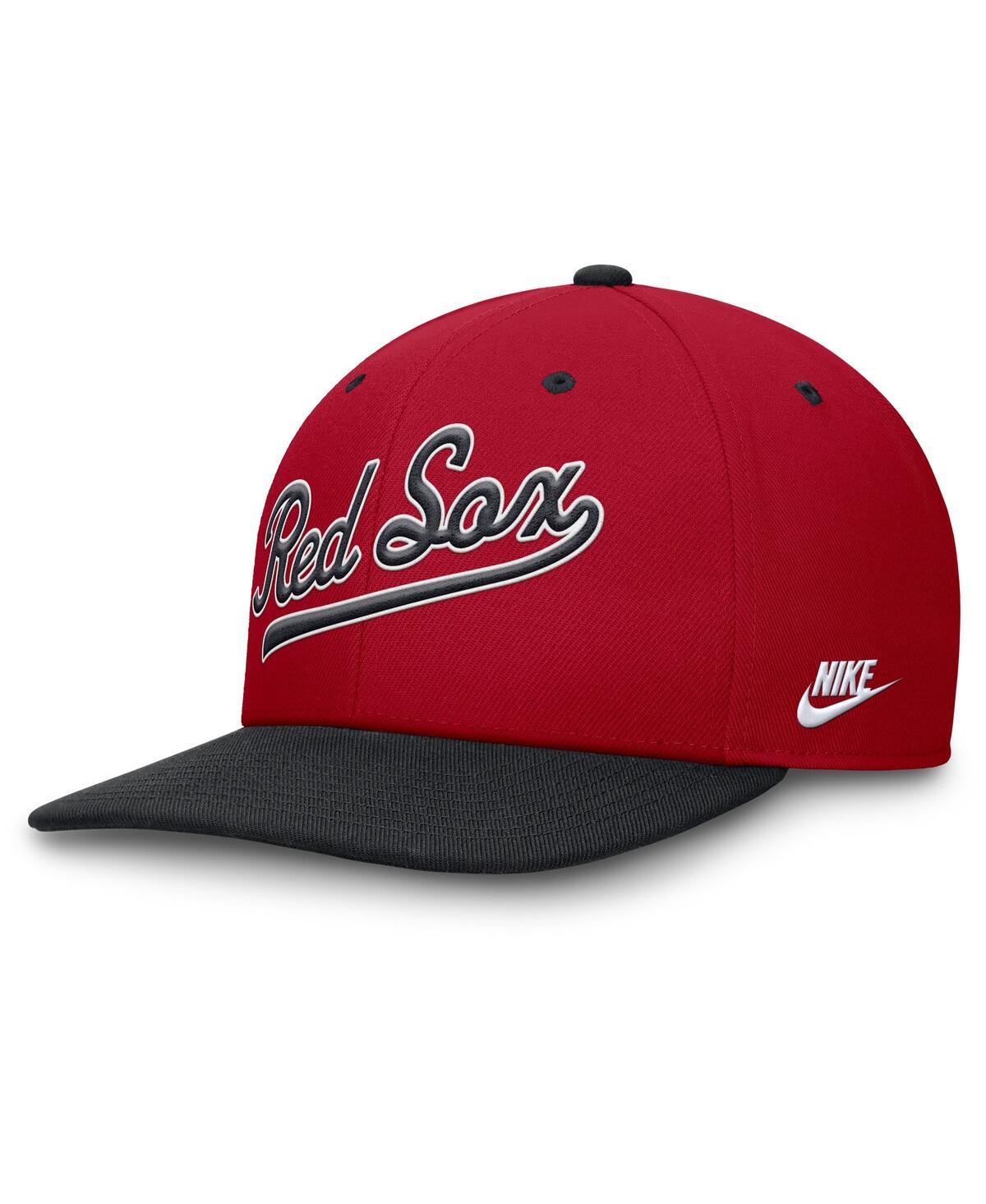 Nike Men's Red/navy Boston Red Sox Cooperstown Collection Pro Performance Snapback Hat In Red,navy
