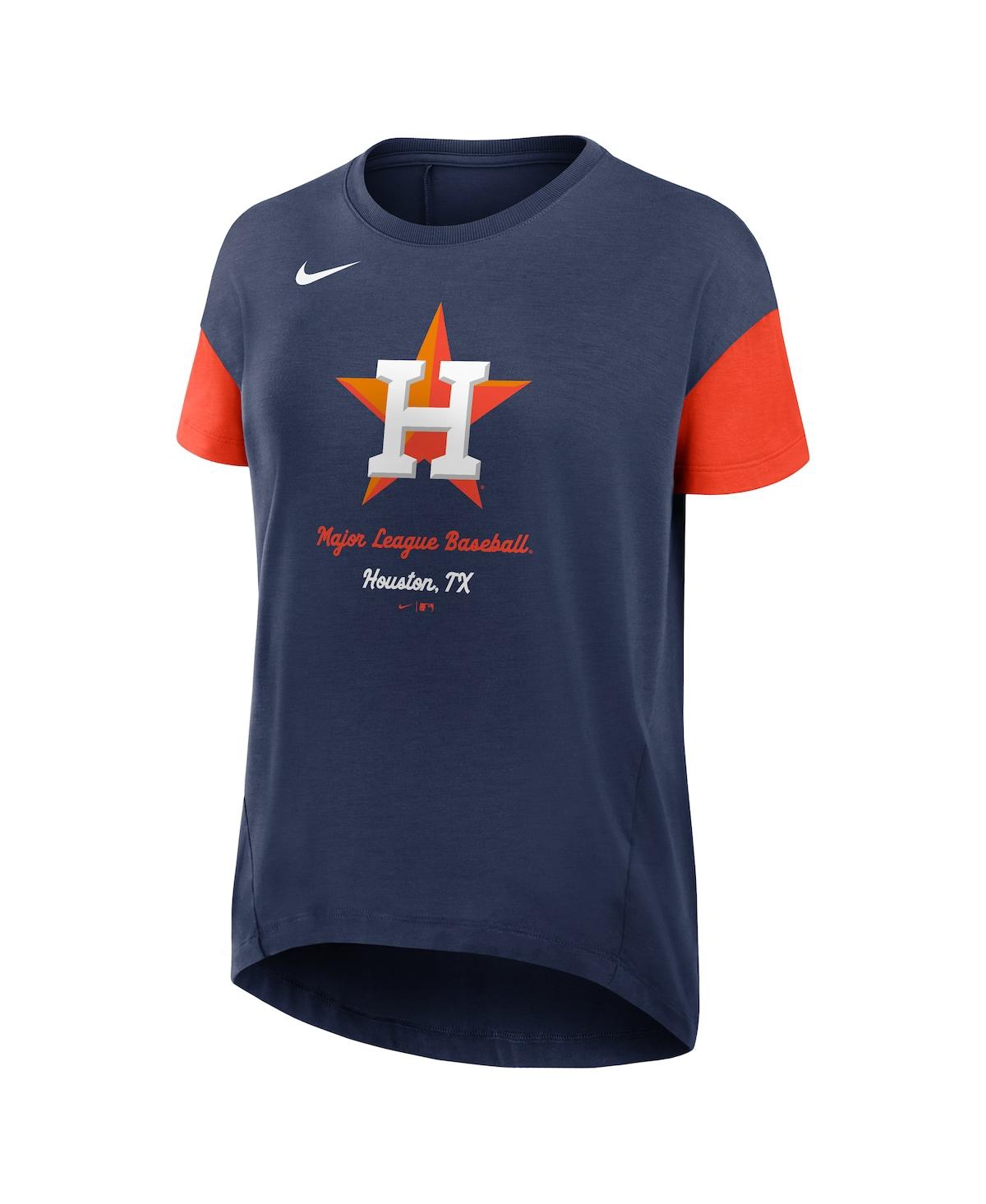 Nike Women's Navy Houston Astros Flowy Fashion T-shirt In Navy
