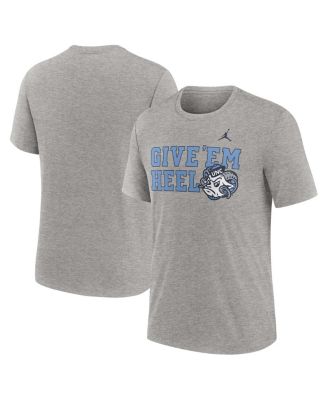 Jordan - Men's Heather Gray North Carolina Tar Heels Campus Local Tri-Blend T-shirt
