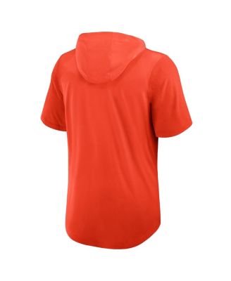 Men's Orange San Francisco Giants Tri-Blend Performance Hoodie T-Shirt