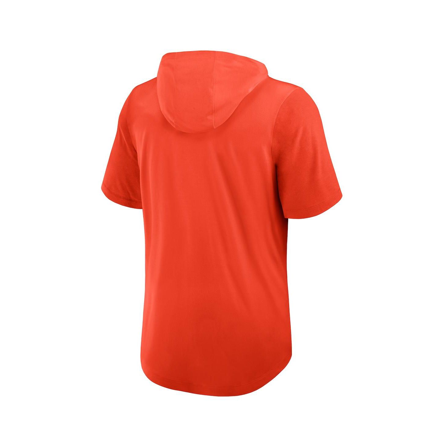 Мужское худи Nike Orange San Francisco Giants Tri-Blend Performance T-Shirt — фото 3