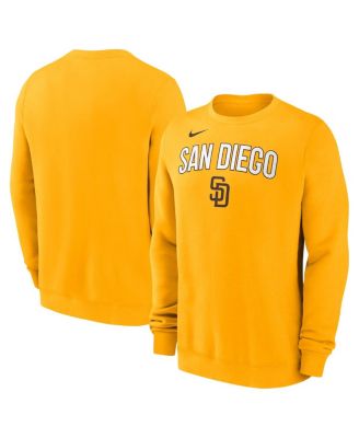 Nike - Men's Gold San Diego Padres Pullover Sweatshirt
