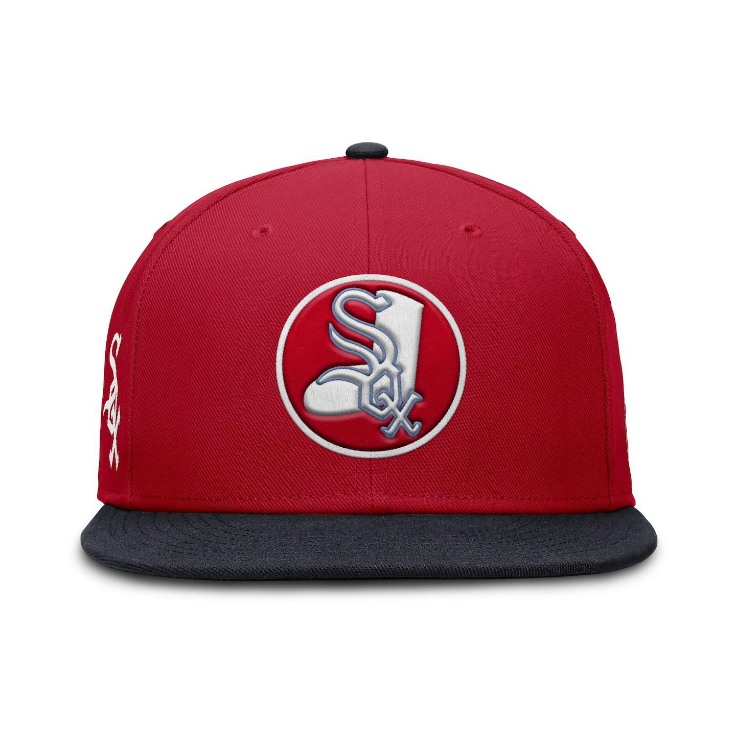 Мужская кепка Nike Red Chicago White Sox True Performance Fitted Hat — фото 2