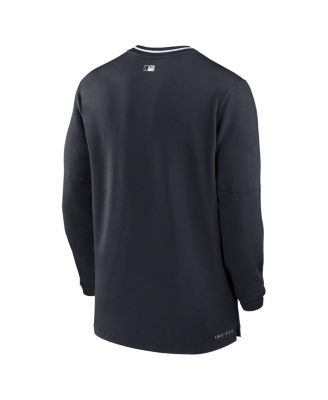 Men's Navy New York Yankees Authentic Collection Performance Half-Zip Top