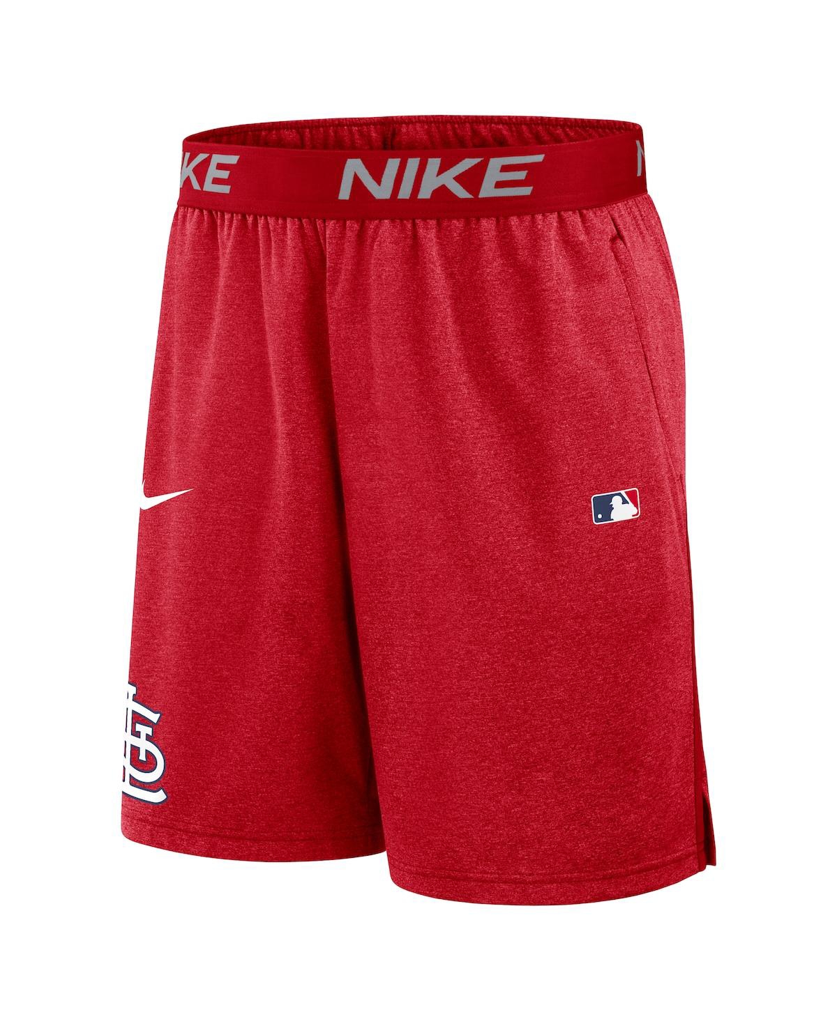 Nike Men's Red St. Louis Cardinals Authentic Collection Performance Knit Shorts In Red
