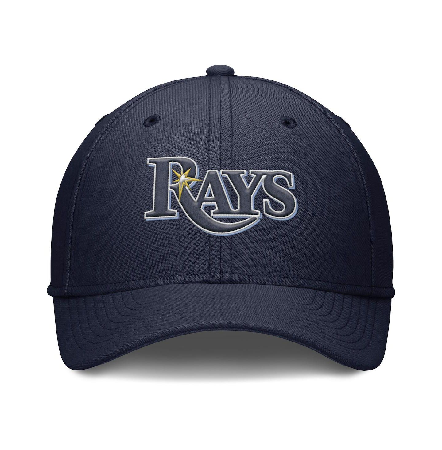 Мужская кепка Nike Navy Tampa Bay Rays Rise Performance Flex Hat — фото 2