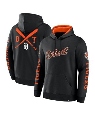 Fanatics - Men's Black Detroit Tigers Big City Legacy Fleece Pullover Hoodie