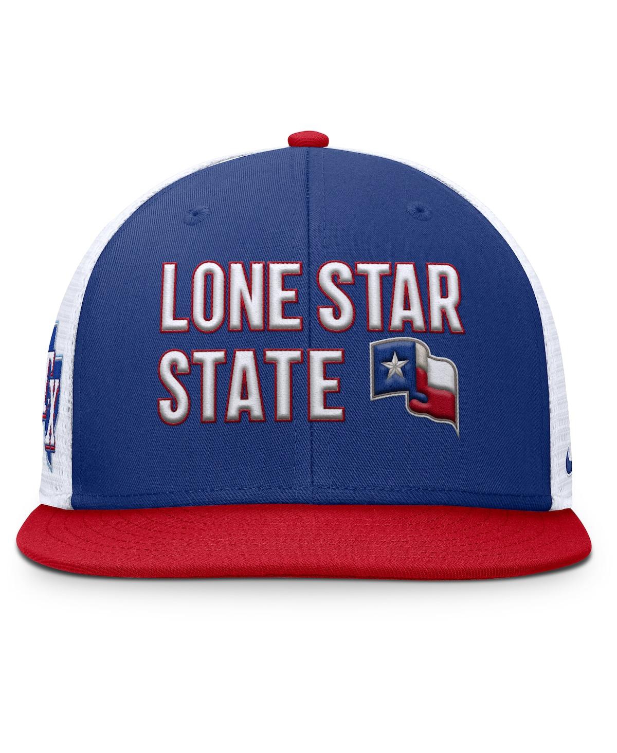 Nike Men's Royal/Red Texas Rangers Pro Performance Trucker Snapback Hat